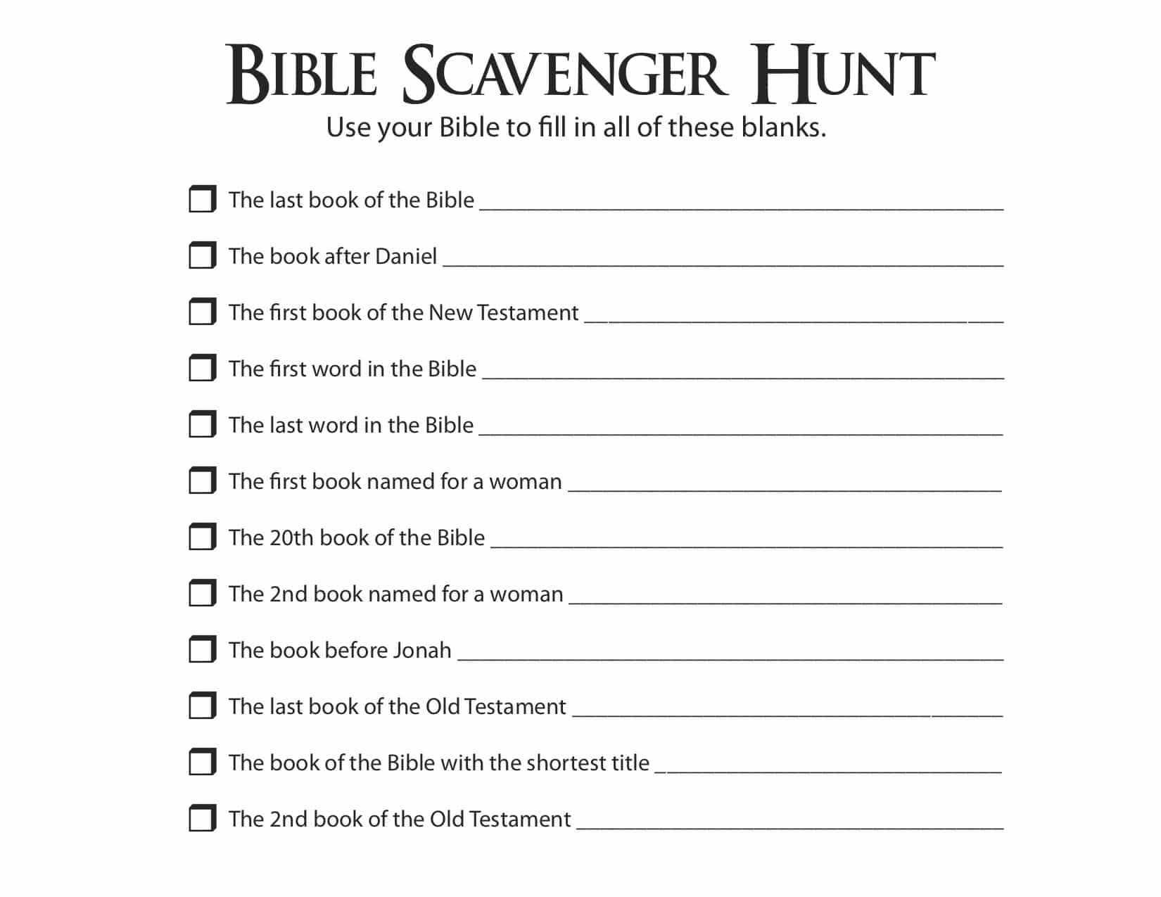 Bible+Scavenger+Hunt copy Calvary Christian Church